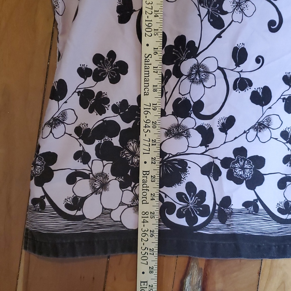 Uniform Advantage Pink Top with Black Floral Print - Picture 8 of 8